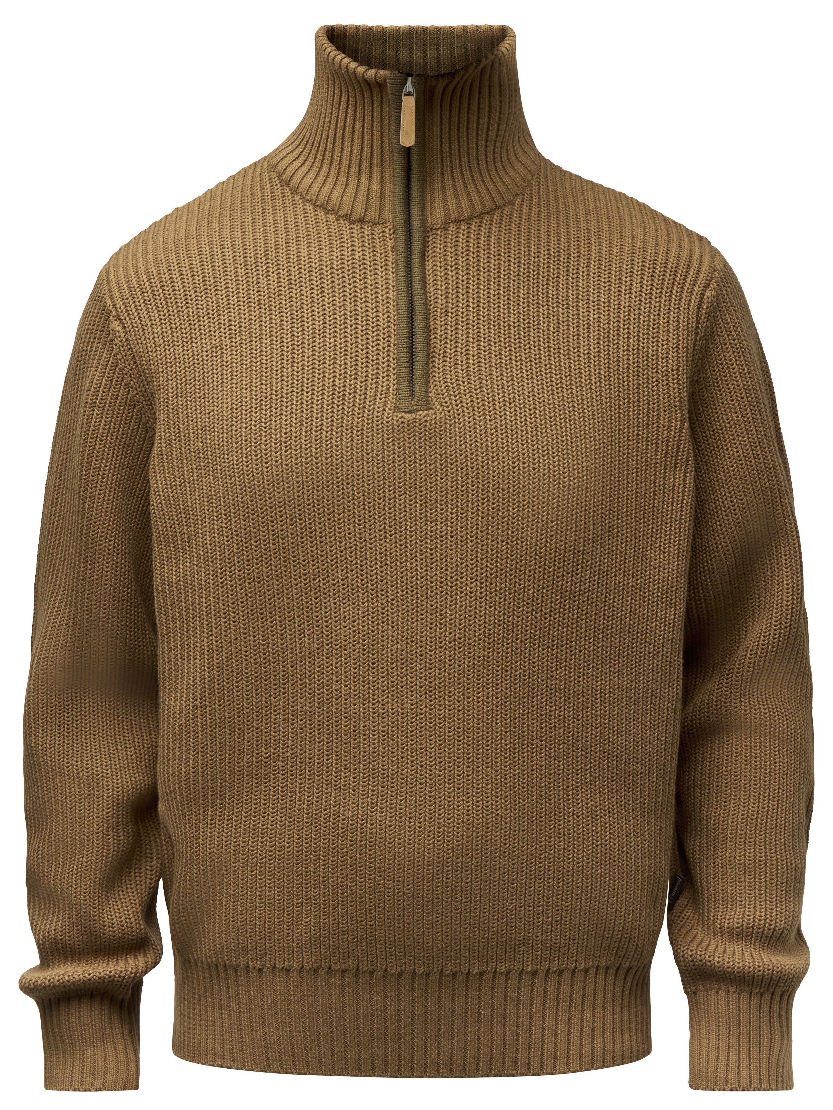 svetr Philip Knitted Sandstone - Pinewood